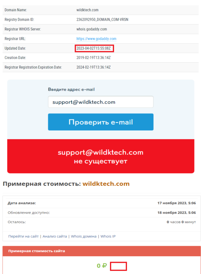 Лжеброкер Wild K-Tech (wildktech.com): тәжірибесіз ішкілерден ақша шығару үшін қамтылмауды ұйым