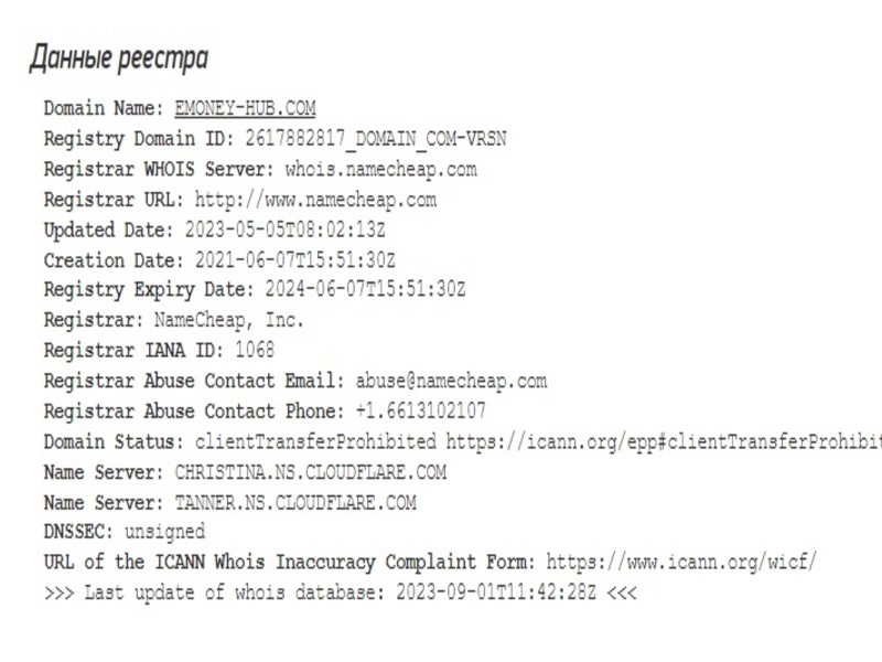 Мошенниктерге арналған компания eMoneyHub - шолу, пікірлер, ауырым схемасы