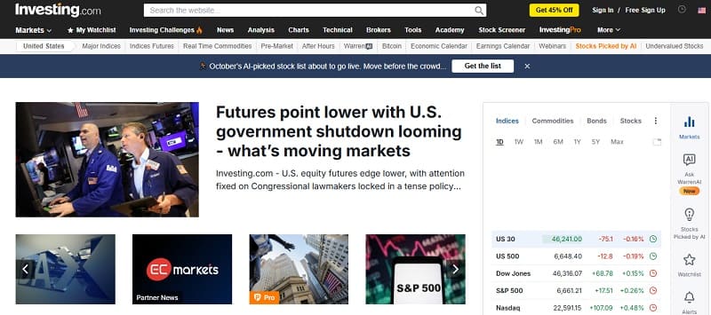 ТОП-10 трейдер мен инвесторға пайдалы сайттар